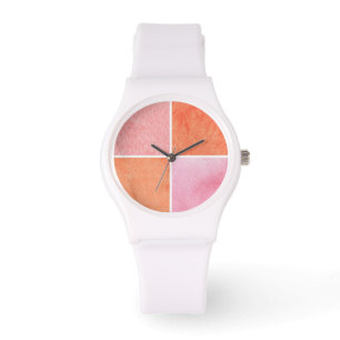 colourful watercolor watch