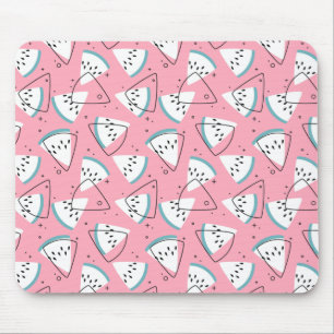 Colourful Watercolor Watermelons Mouse Mat