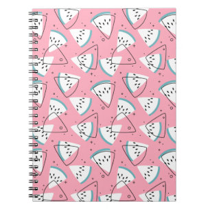 Colourful Watercolor Watermelons Notebook