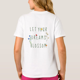 Colourful Watercolor Wildflowers Summer Quote T-Shirt