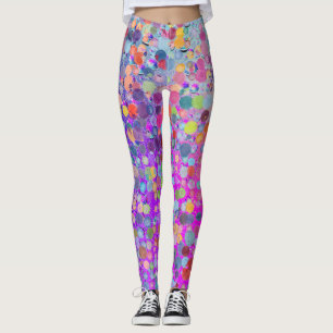 Colourful Watercolor Yoga Pants Leggings