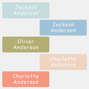 Colourful Waterproof Kids Personalised