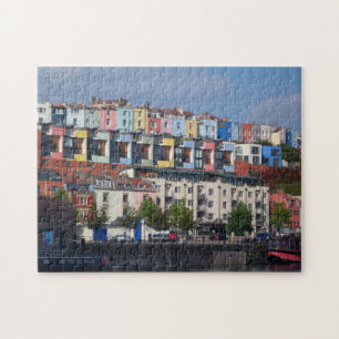 Colourful Waterside Houses Bristol Harbourside Jigsaw Puzzle
