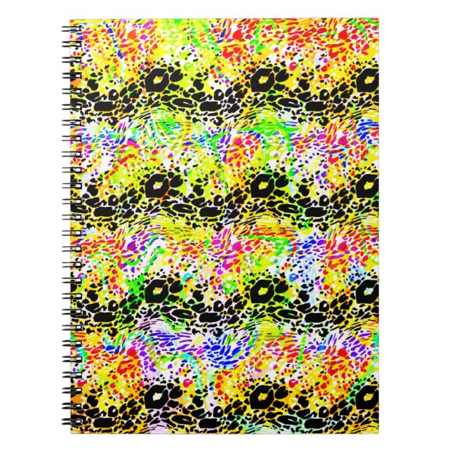 Colourful wave notebook (Front)