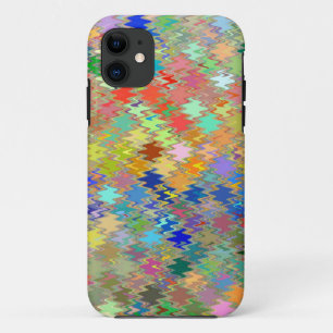 Colourful Wave Pattern iPhone 11 Case
