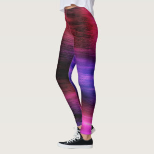 Colourful Wave Pattern Leggings