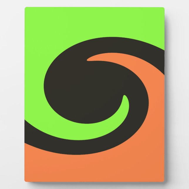 colourful wave plaque (Front)