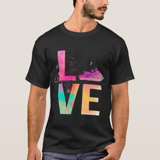 Colourful Waverunner Mum  Waverunner T-Shirt (Front)