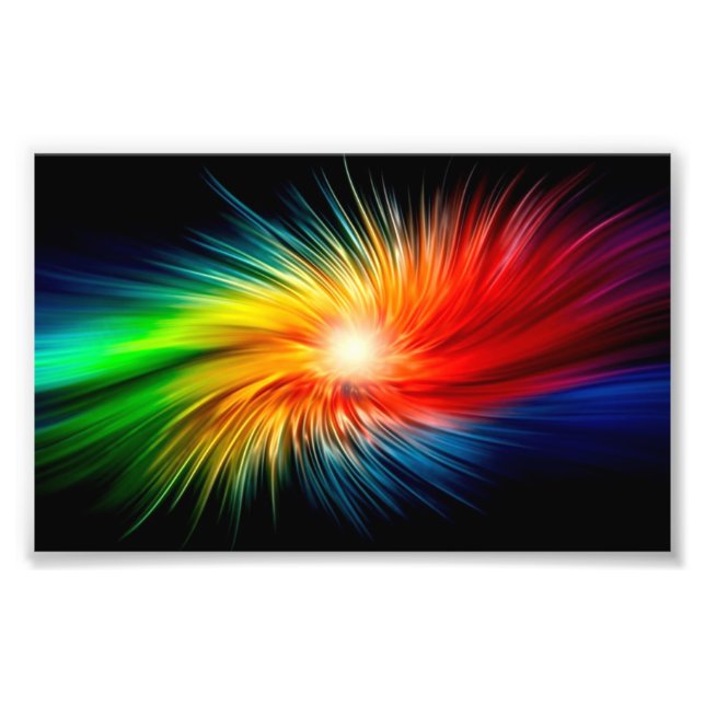 Colourful Waves 25.4cm x 20.32cm- Photo Paper (Front)