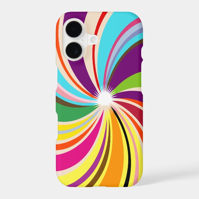 Colourful Waves iPhone / iPad case (Back)