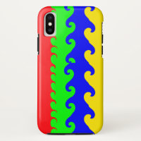 Colourful Waves iPhone / iPad case