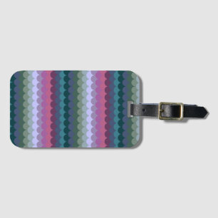 Colourful Waves Luggage Tag