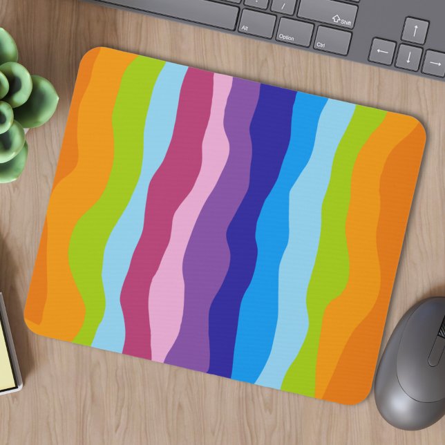 Colourful Waves Mouse Mat (Creator Uploaded)