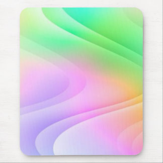 colourful waves mousepad