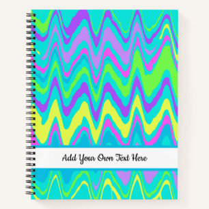 Colourful Waves Notebook