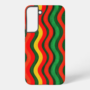 Colourful Wavy Pattern Samsung Galaxy Case