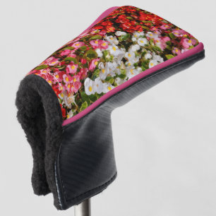 Colourful Wax Begonias Golf Head Cover