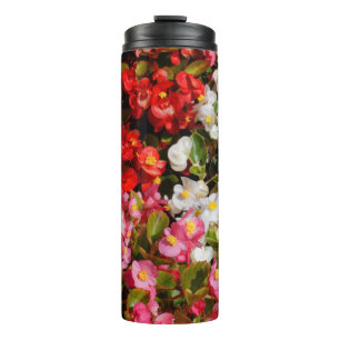 Colourful Wax Begonias Thermal Tumbler