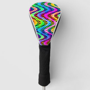 colourful weaves golf head cover