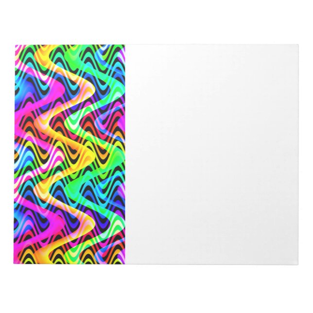 colourful weaves notepad (Front)