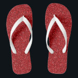 Colourful Wedding Anniversary Red Glitter Texture Flip Flops<br><div class="desc">This is an awesome abstract art gift featuring a colourful glitter pattern texture that looks awesome. This makes the perfect gift for any occasion. 
 Add your own wording,  name,  favourite saying,  favourite quotes,  etc. to personalise this even more by clicking on the blue CUSTOMIZE IT button.</div>