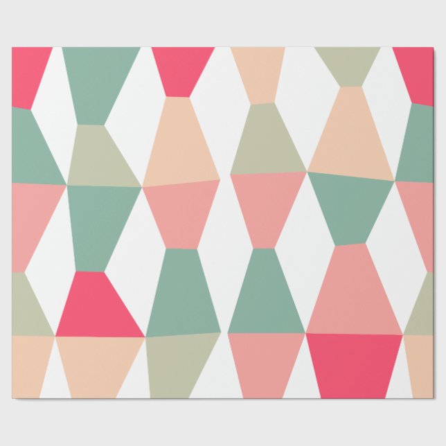 Colourful Wedges 161214c Wrapping Paper (Seam)