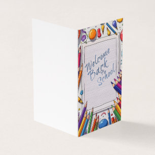 Colourful Welcome Back to School Design