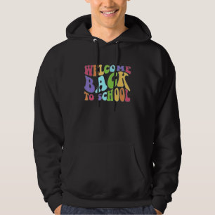 Colourful Welcome Back to School Student Teacher Hoodie