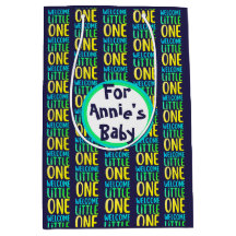 Colourful "Welcome Little One" Baby Shower