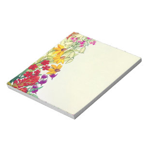 Colourful Western Wildflowers Notepad