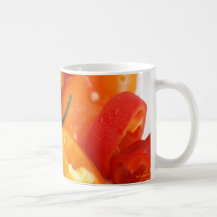 Colourful Wet Bell Peppers Coffee Mug