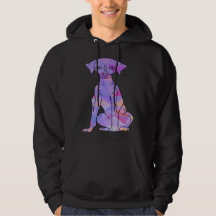Colourful Whippet Hoodie