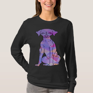 Colourful Whippet T-Shirt