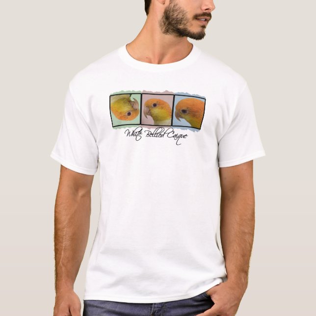 Colourful White Bellied Caique T-Shirt (Front)
