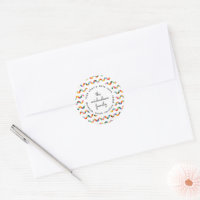 Colourful Wiggle Stripe Address