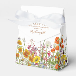Colourful Wild Flowers Country Future Mrs Floral Favour Box
