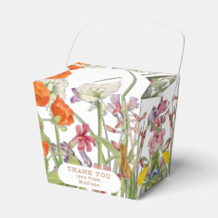 Colourful Wild Flowers Country Future Mrs Floral Favour Box