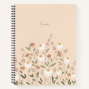 Colourful wild flowers II Notebook
