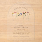 Colourful Wildflower Baby in Bloom Baby Shower