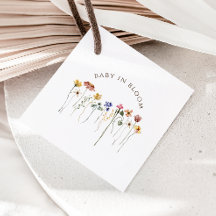 Colourful Wildflower Baby In Bloom Baby Shower