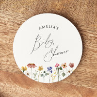 Colourful Wildflower Baby Shower