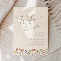 Colourful Wildflower | Beige Wedding Reception