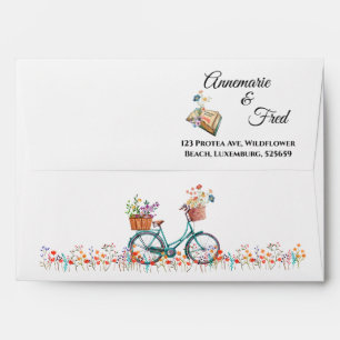 Colourful Wildflower Boho Envelope