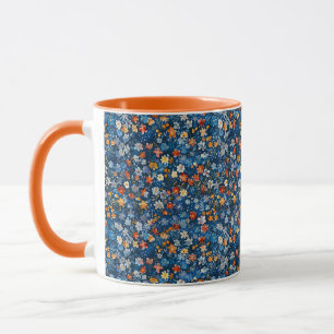 Colourful Wildflower Ditsy Print Mug