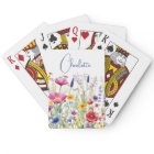 Colourful Wildflower Floral Personalised Name