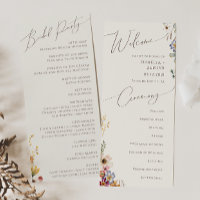 Colourful Wildflower Garden | Beige Wedding