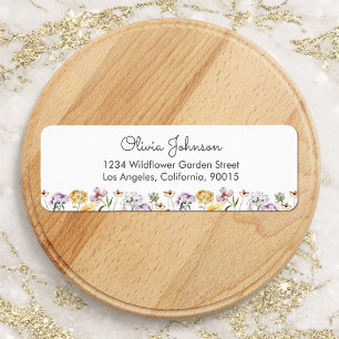 Colourful Wildflower Garden return address