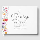 Colourful Wildflower "In Loving Memory" Funeral