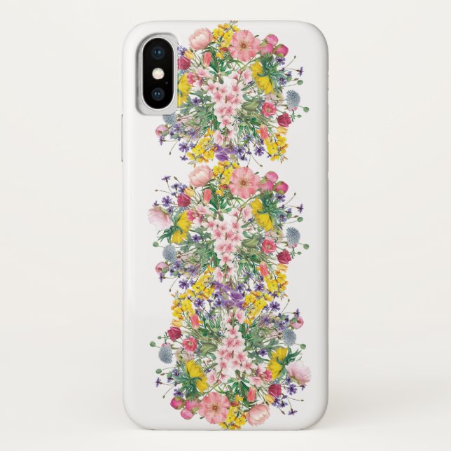Colourful Wildflower iPhone Case (Back)