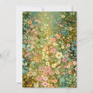 Colourful Wildflower Meadows 3 Invitation